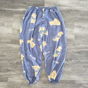 Navy Teddy Bear SHEIN Lounge Pant